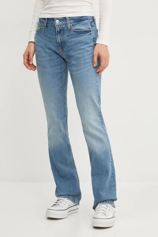 Джинсы с эффектом потертости Tommy Jeans