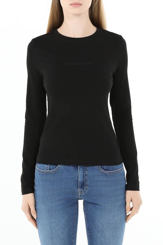 Лонгслив хлопковый Guess Jeans