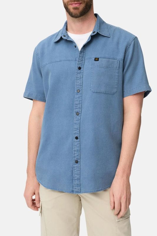 Рубашка хлопковая с коротким рукавом Camel Active Apparel