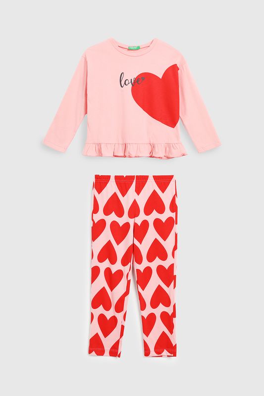 Дет. пижама с длинным рукавом Benetton Undercolors