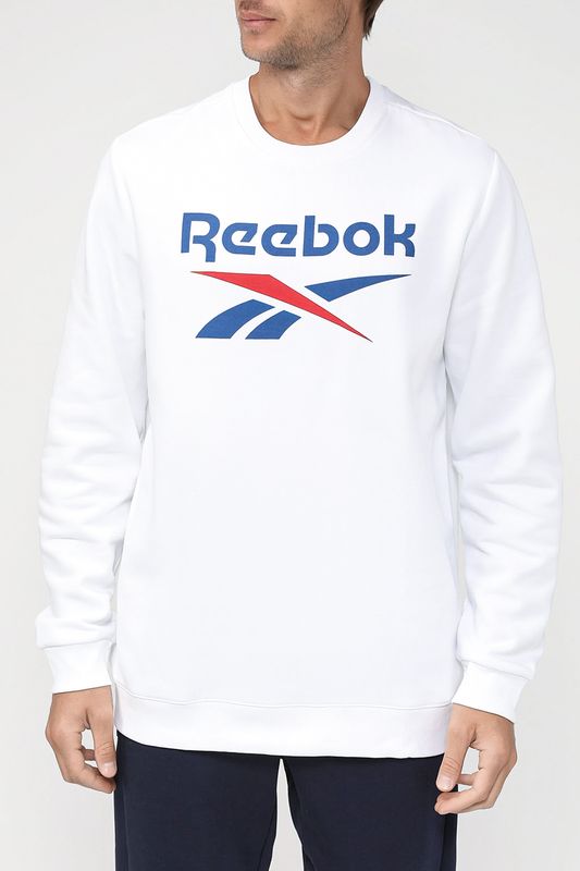 Свитшот с логотипом бренда REEBOK