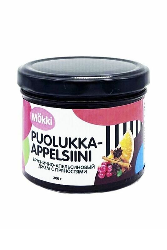 Джем брусника-апельсин с пряностями MOKKI