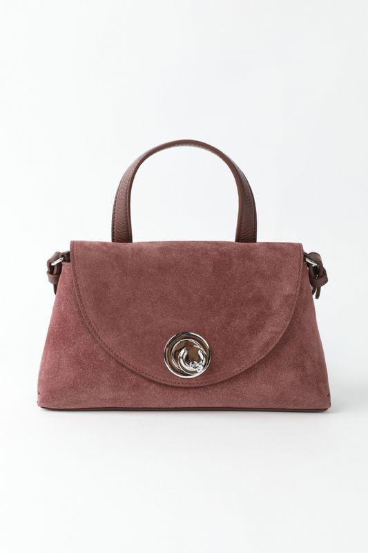 Сумка сэтчел замшевая Nikla Suede Bimaterial Coccinelle