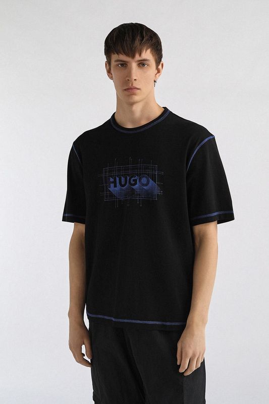 Фуфайка (Футболка) HUGO BLUE