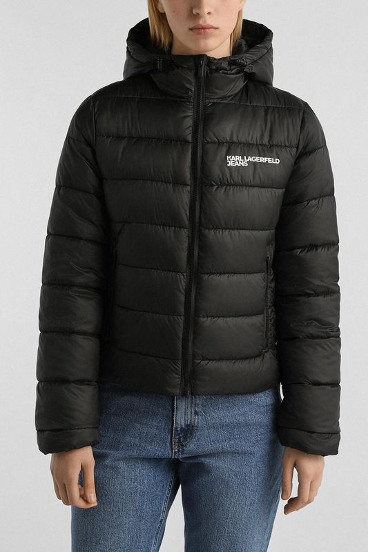 Куртка утепленная с капюшоном Karl Lagerfeld Jeans