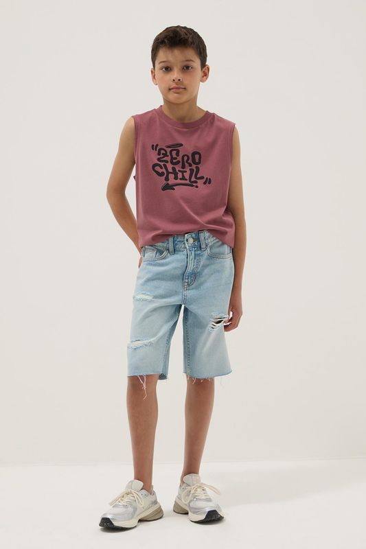 Шорты джинсовые с разрывами Republic of Denim