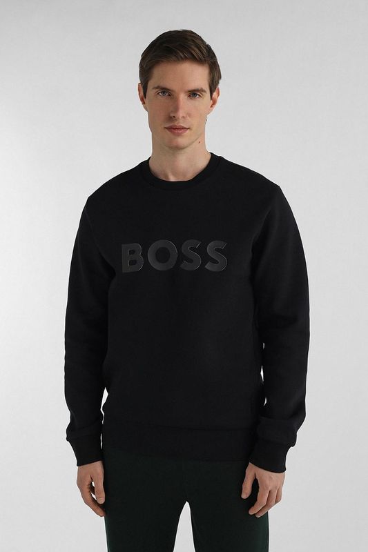 Свитшот хлопковый с логотипом BOSS