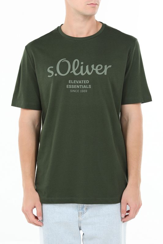 Футболка хлопковая с логотипом s.Oliver