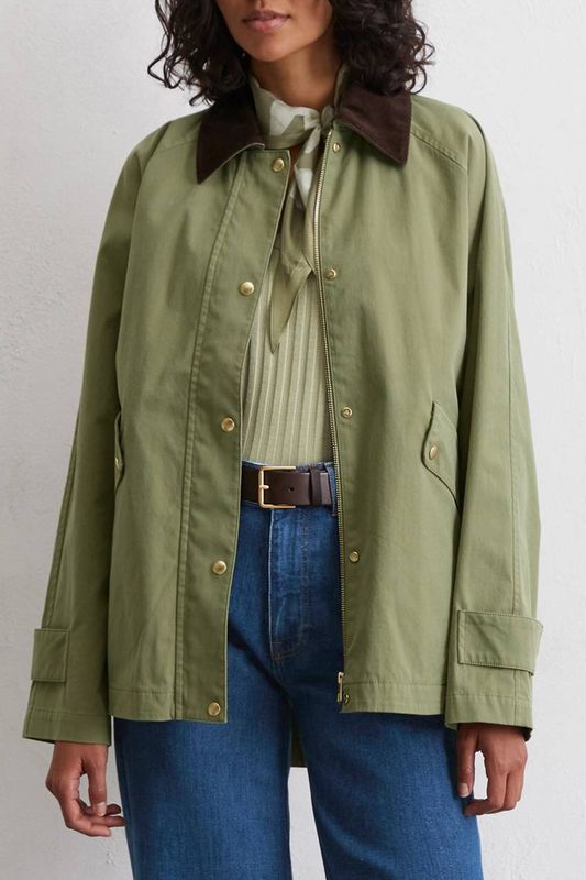 Куртка хлопковая с отложным воротником Marc O'Polo