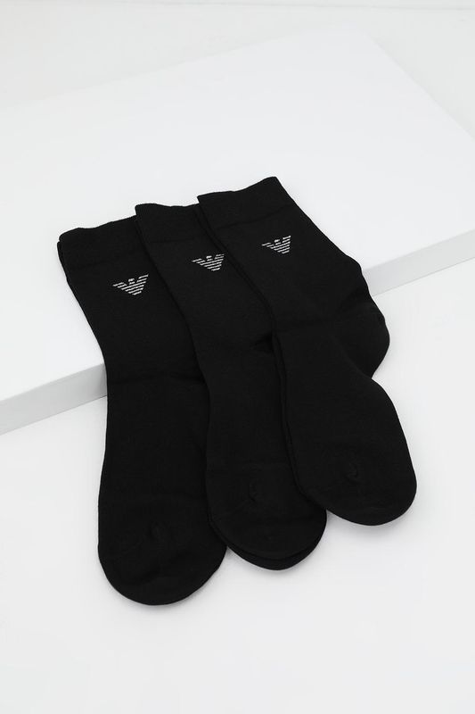 Набор из 3 пар хлопковых носков EMPORIO ARMANI