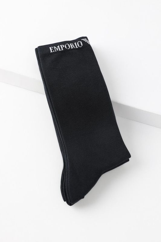 Набор из 3 пар хлопковых носков EMPORIO ARMANI