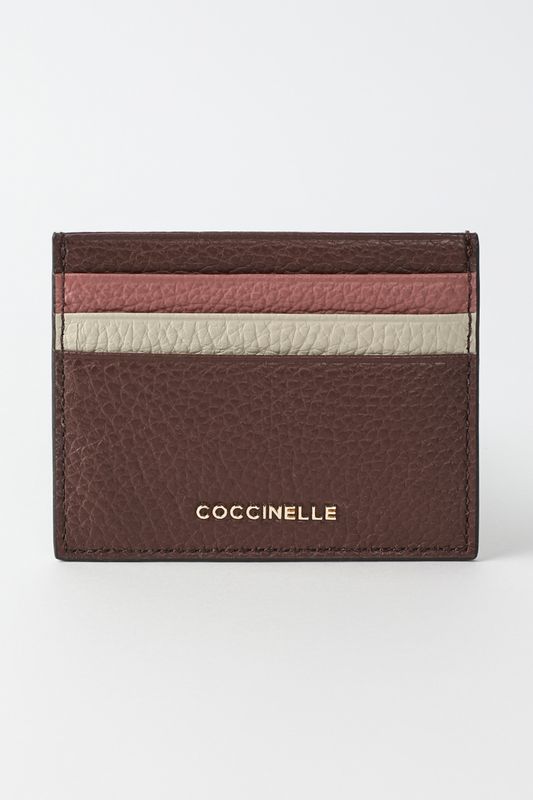 Картхолдер кожаный Metallic Tricolor Coccinelle