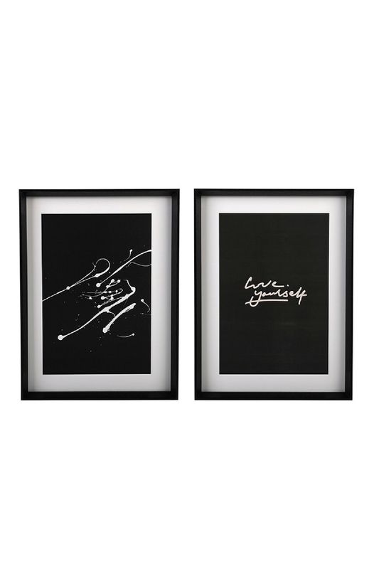 Набор постеров настенных в рамке Love yourself Вещицы
