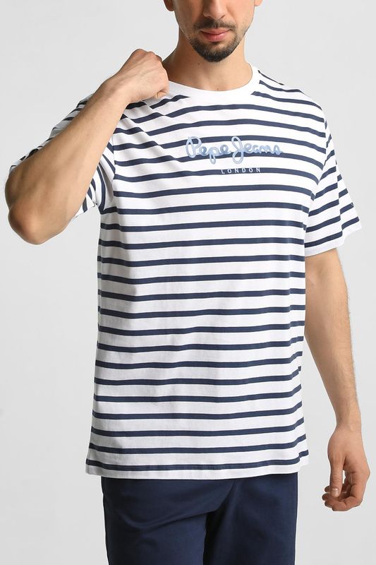 Футболка хлопковая в полоску PEPE JEANS