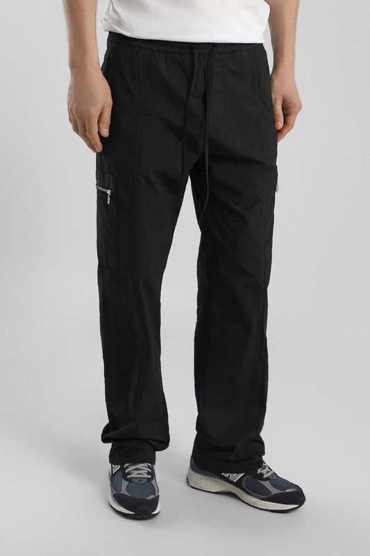 Брюки хлопковые на кулиске Iceberg Jeans