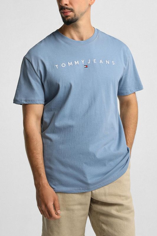 Футболка хлопковая с логотипом Tommy Jeans