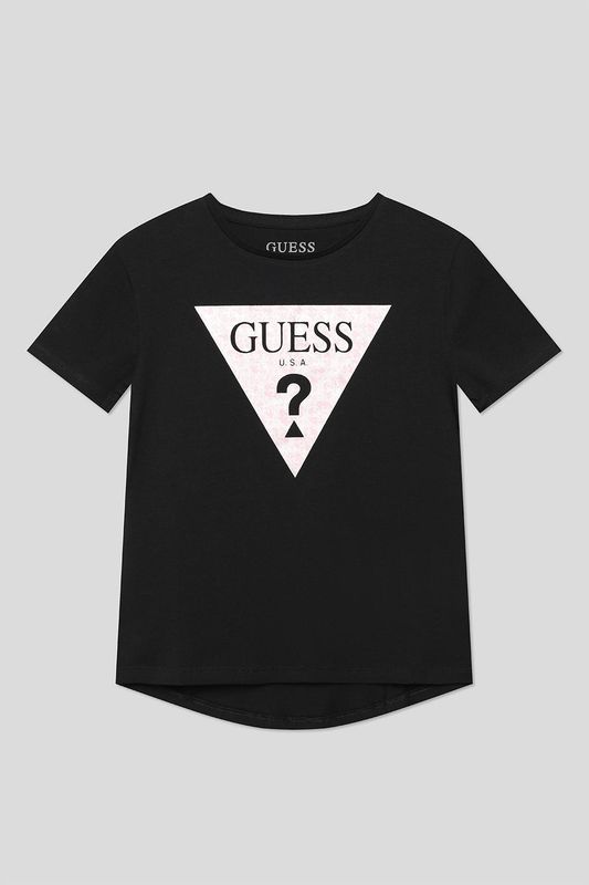 Футболка хлопковая с логотипом Guess