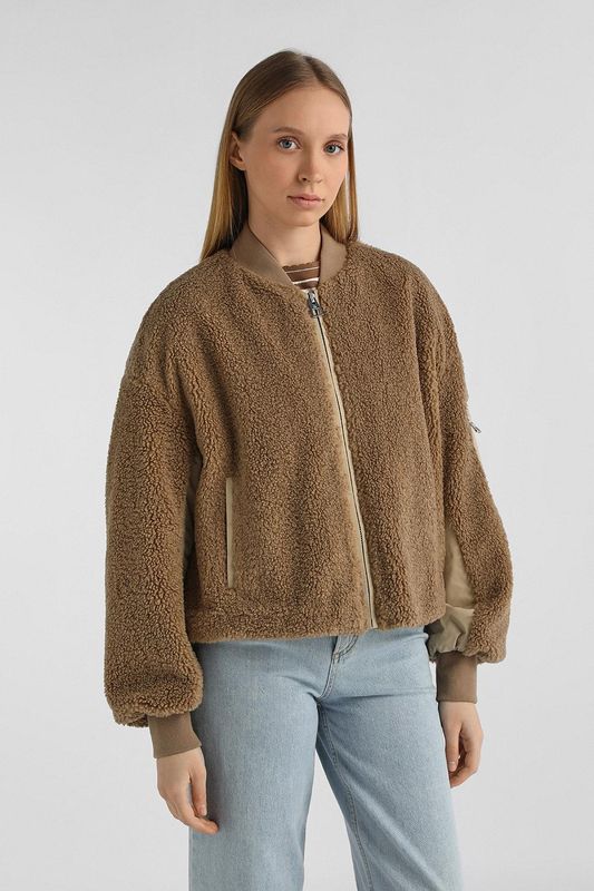 Куртка из искусственного меха на молнии Marc O'Polo