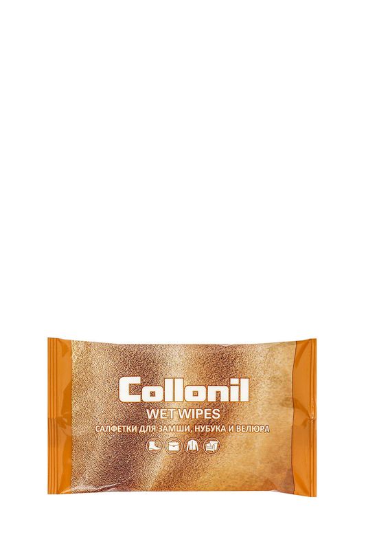 Салфетки влажные Wet Wipes для замши, нубука и велюра 15 шт Collonil