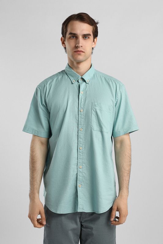Рубашка из льна и хлопка Camel Active Apparel