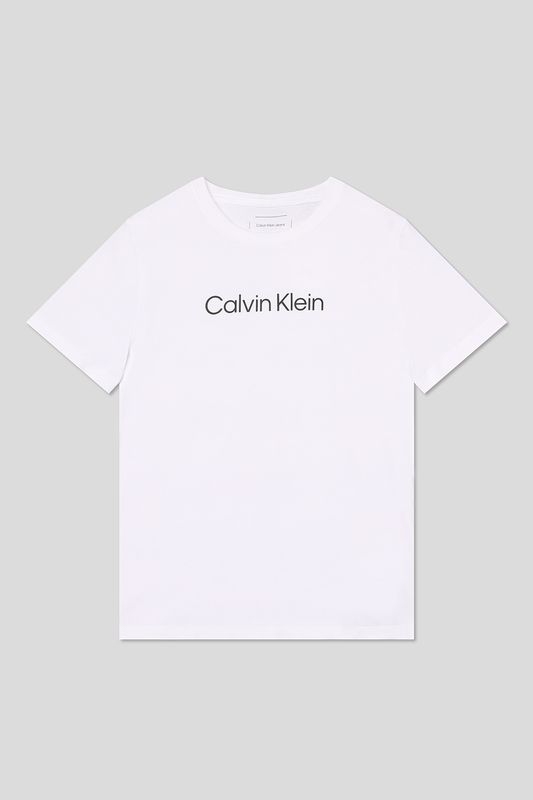 Футболка хлопковая с логотипом Calvin Klein Jeans