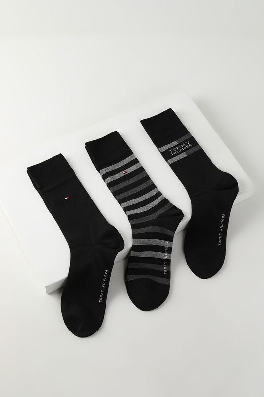 Подарочный набор носки классические 3 пары Tommy Hilfiger