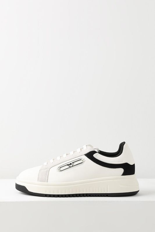Кеды кожаные EMPORIO ARMANI