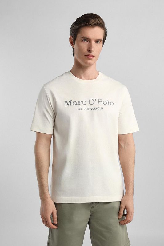 Футболка хлопковая с логотипом Marc O'Polo