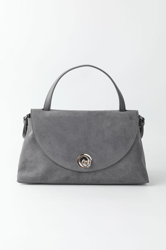 Сумка сэтчел замшевая Nikla Suede Bimaterial Coccinelle