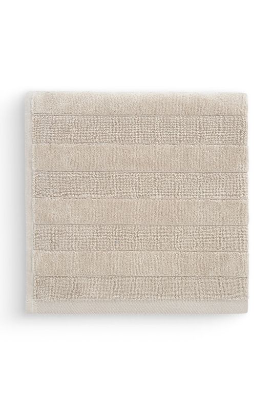Полотенце махровое хлопковое текстурное Stripe Sonno Home