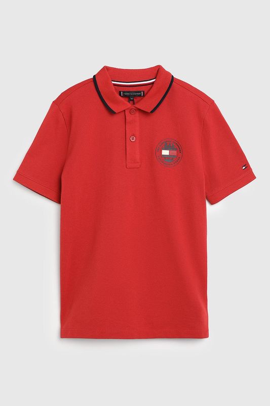 Поло хлопковое Tommy Hilfiger