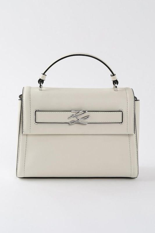 Сумка сэтчел кожаная Autograph Karl Lagerfeld