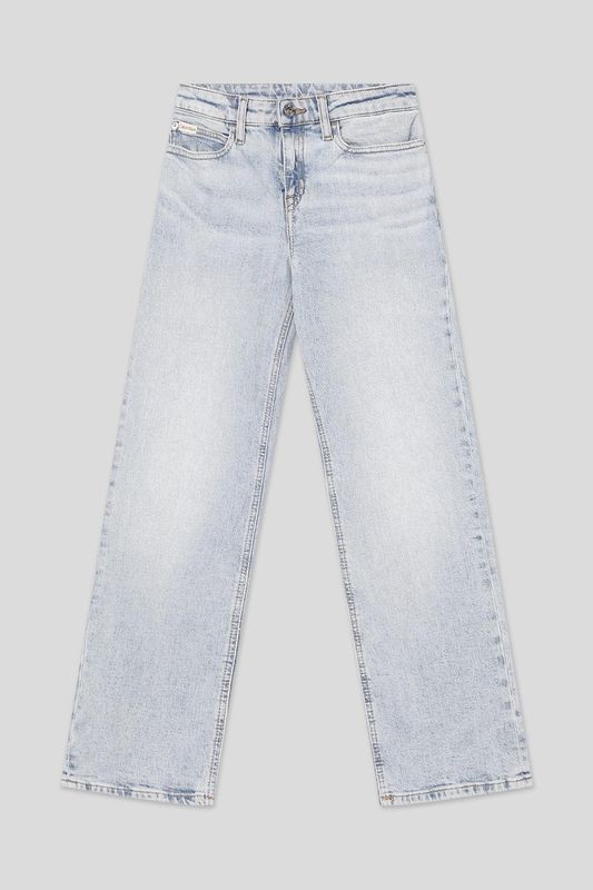 Джинсы с эффектом потертости Calvin Klein Jeans