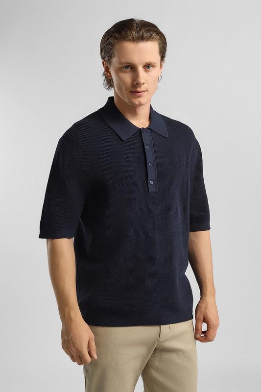 Поло вязаное хлопковое Calvin Klein Jeans