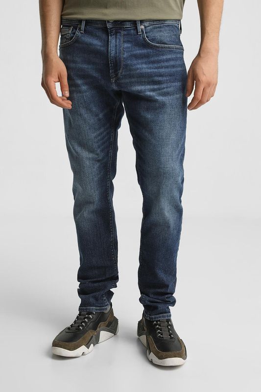 Джинсы с эффектом потертости PEPE JEANS
