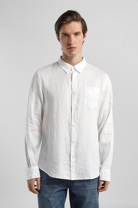 Рубашка льняная Guess