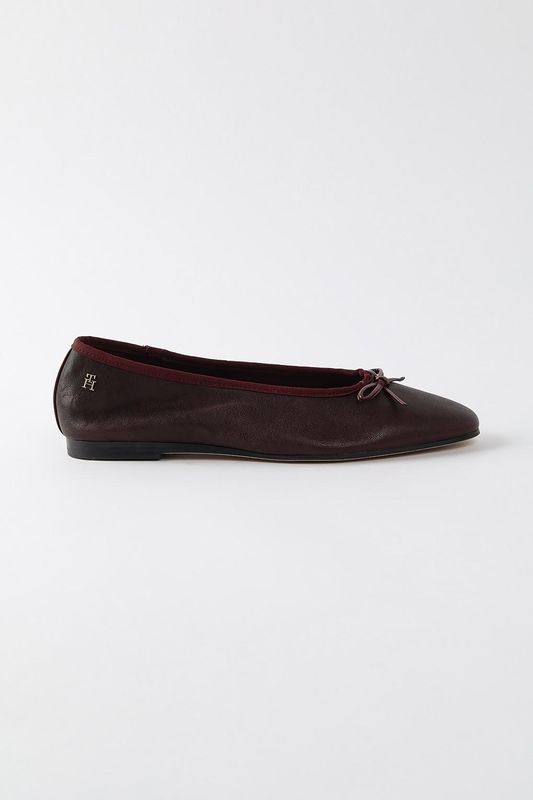 Балетки кожаные Tommy Hilfiger
