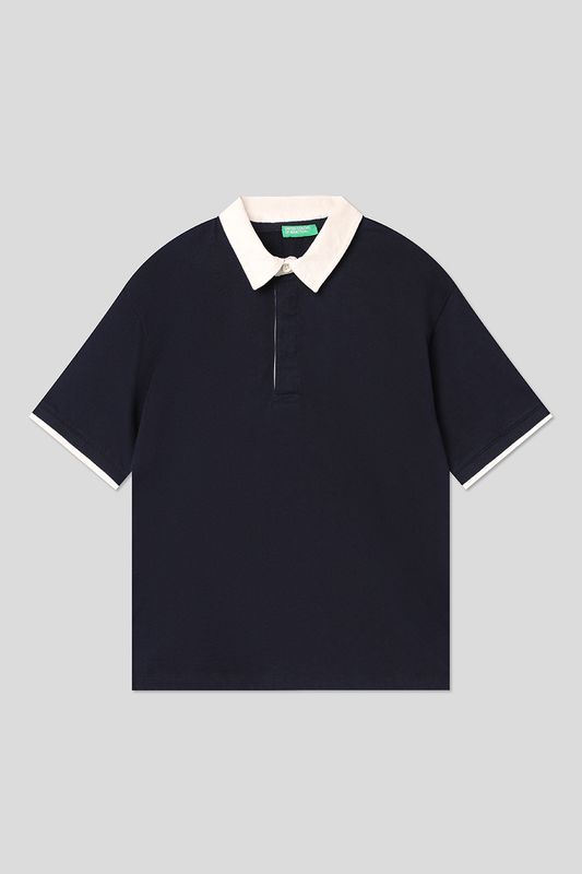 Поло хлопковое Benetton