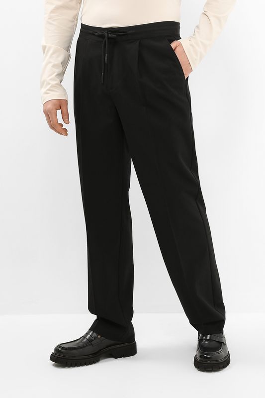 Брюки с защипами на кулиске Karl Lagerfeld Jeans
