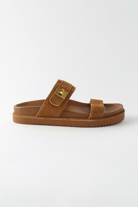 Пантолеты шлепанцы замшевые STEVE MADDEN