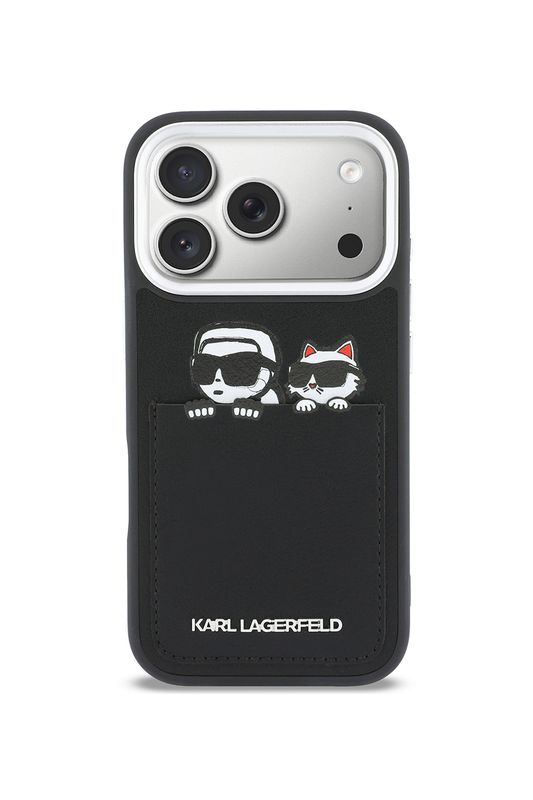 Чехол для iPhone 17 Pro с картхолдером Karl L...