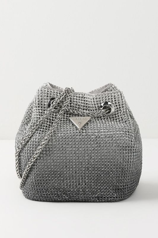 Сумка мешок со стразами Zalina Guess