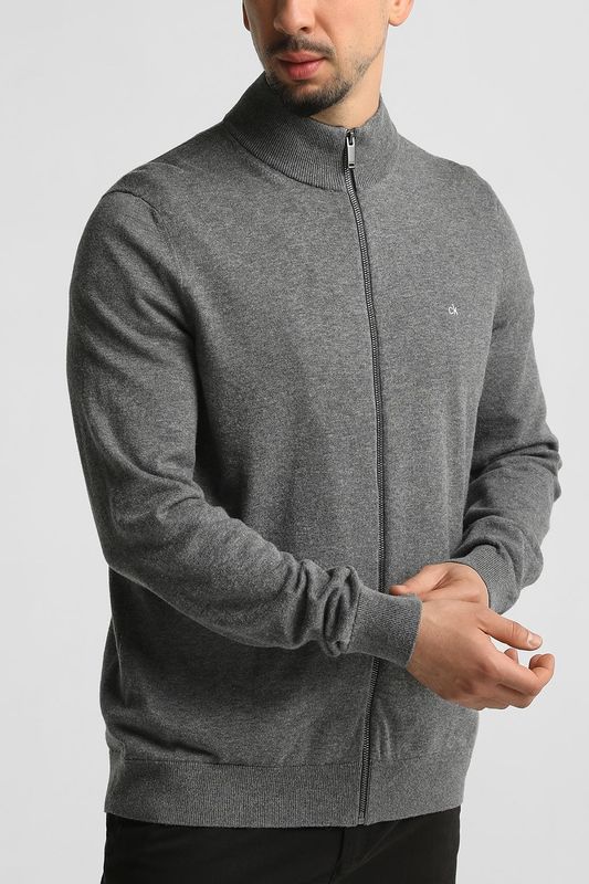 Кардиган хлопковый на молнии Calvin Klein