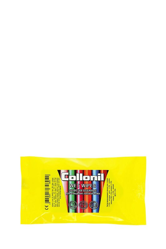 Салфетки влажные Wet Wipes для лаковой кожи 15 шт Collonil