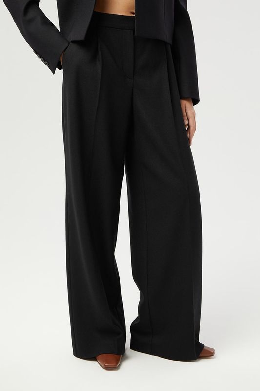 Брюки шерстяные свободного кроя Fashion Rebels