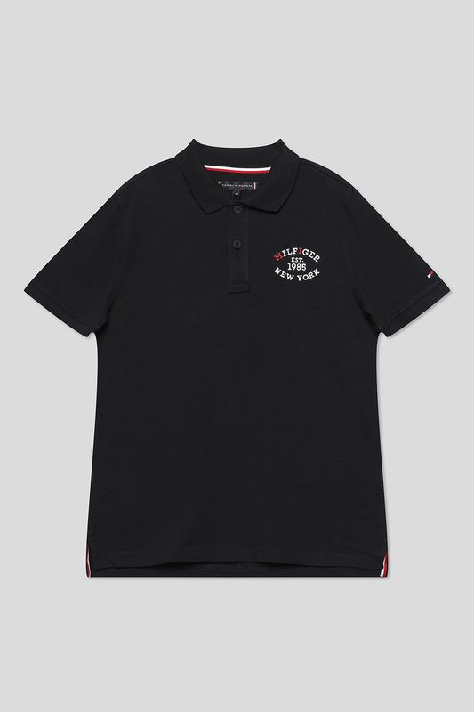 Поло хлопковое с логотипом Tommy Hilfiger