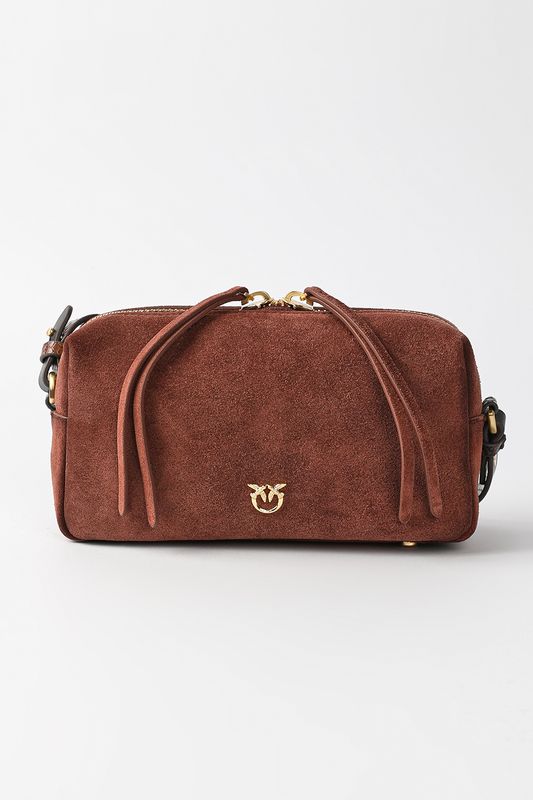 Сумка кросс-боди замшевая mini Pinko