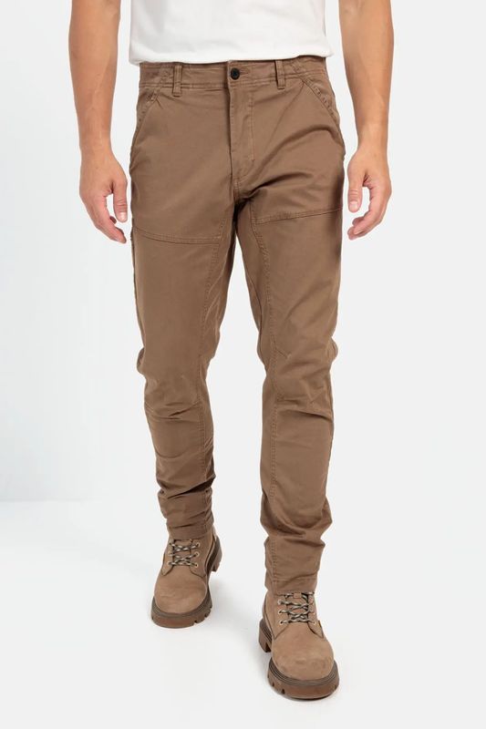 Брюки хлопковые зауженного кроя Camel Active Apparel