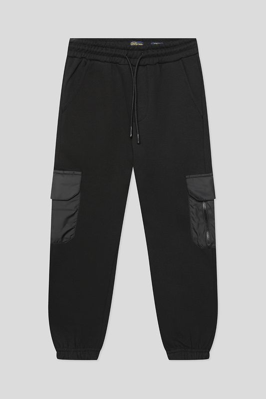 Брюки хлопковые на кулиске с карманами OVS