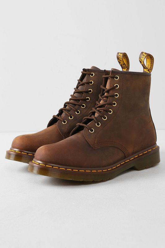 Высокие ботинки из кожи Dr Martens